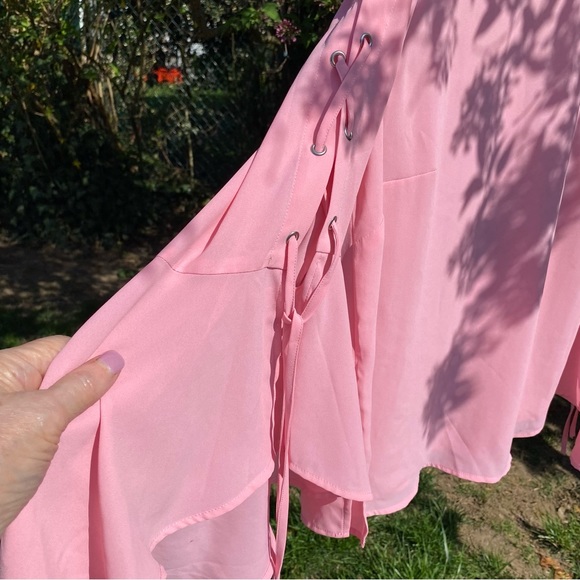 ELOQUII Boho Pink Plus Size 14 Blouse - Picture 7 of 8